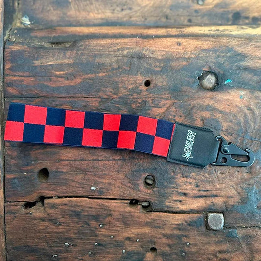 LANYARD ROJO/NEGRO