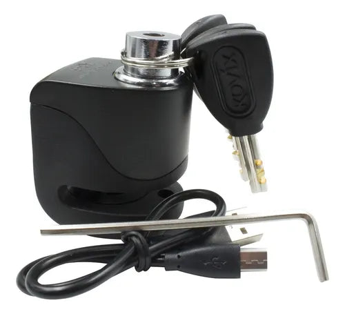 Candado Disco Moto Kovix Con Alarma Ks6