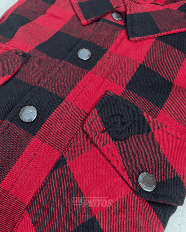 Camisa Moto «FLANNEL RIDER»™ Red (Thermal Edition)