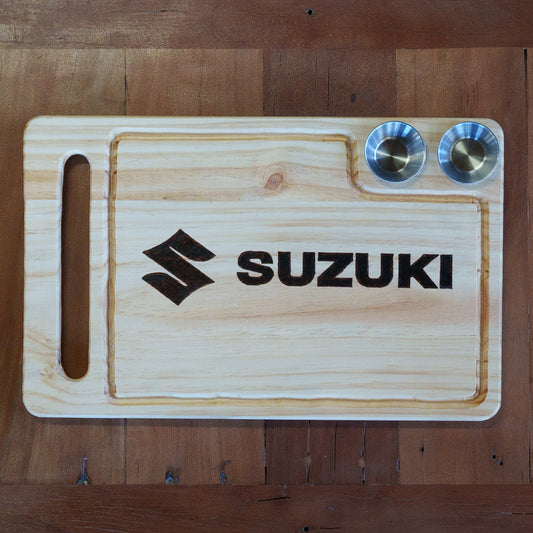 Tabla para asado Multifuncional / Marcas de moto