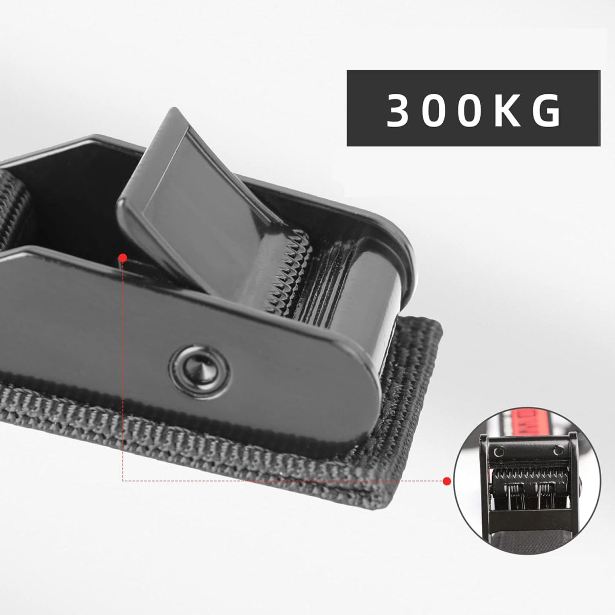 Amarra para carga y equipaje Rhinowalk MTR005 hasta 300kg touring