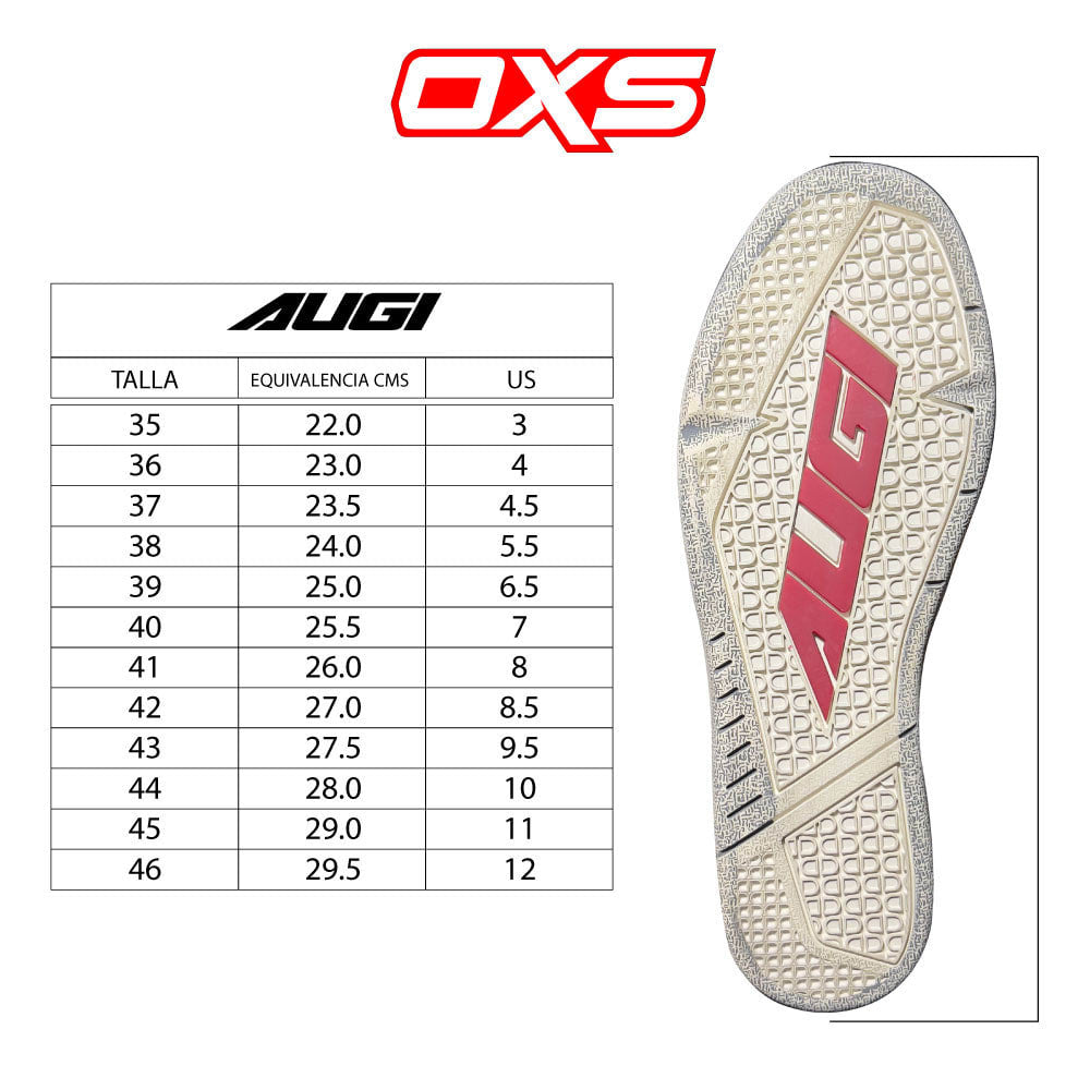 Botas Para Moto Augi U4 Urban Reforzadas Tipo Zapatilla