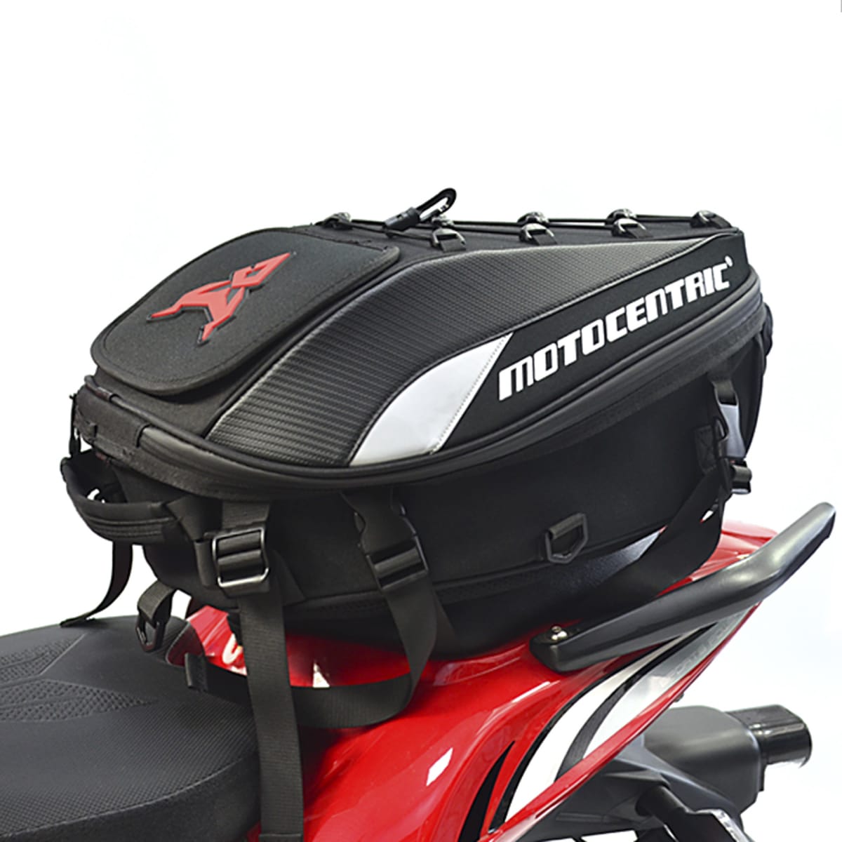 Bolso de cola para moto motocentric expandilbe de 15 a 25 litros 11-mc-0102