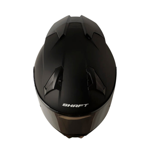 Casco moto Shaft 560 evo solid negro integral
