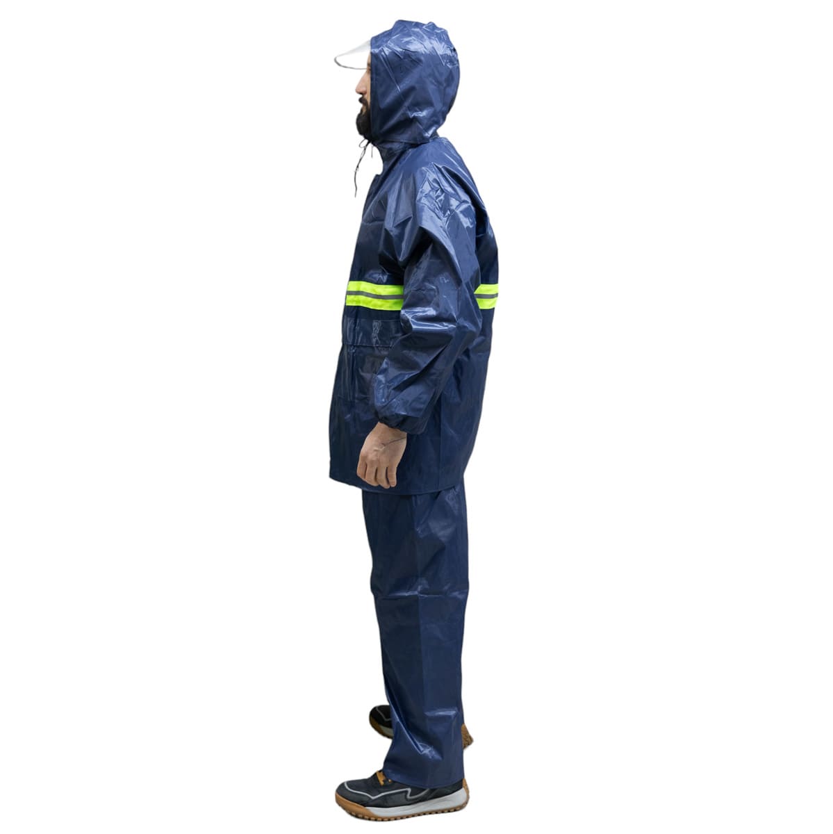 Traje impermeable para moto 2 piezas con capucha