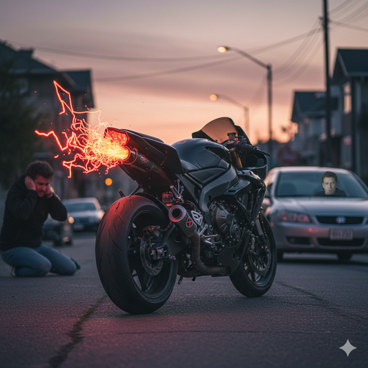 Escapes ruidosos en motos: ¿seguridad o contaminación? Lo que dice la norma chilena y la evidencia internacional