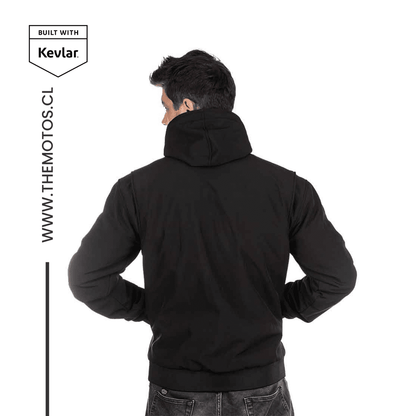 Poleron con protecciones  «REBEL HOODIE RIDER»