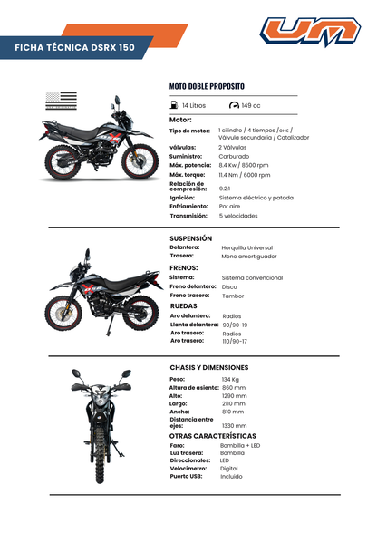 DSRX 150 / UMMOTOS