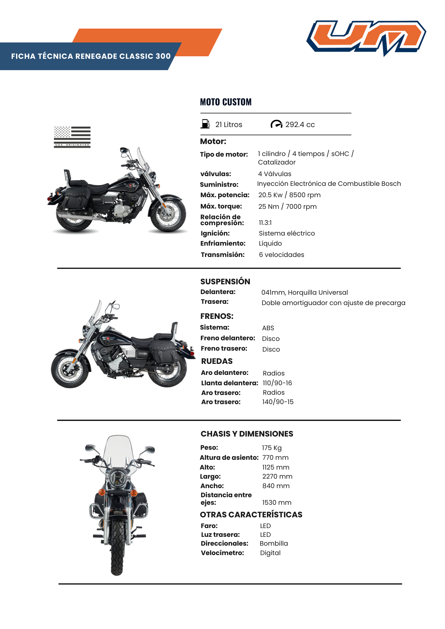 RENEGADE CLASSIC 300  /  UMMOTOS