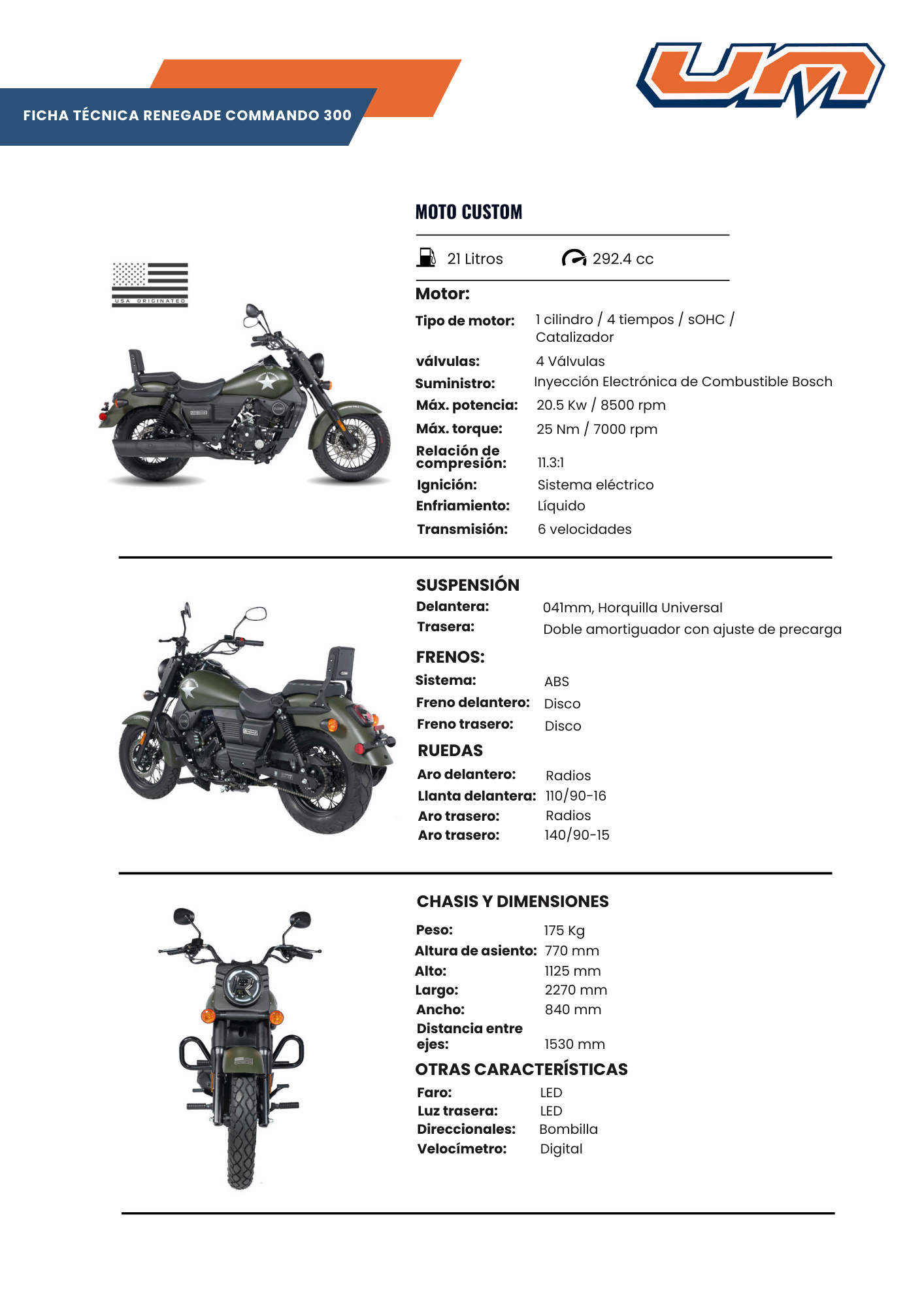 RENEGADE COMMANDO 300  /  UMMOTOS