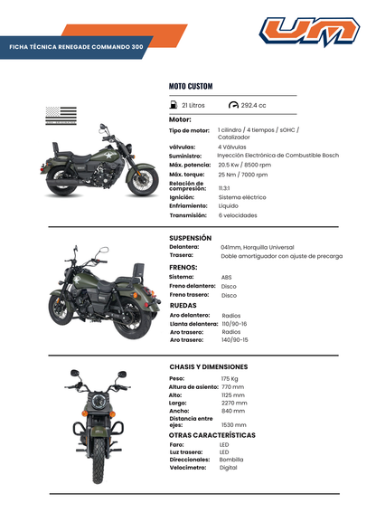 RENEGADE COMMANDO 300  /  UMMOTOS