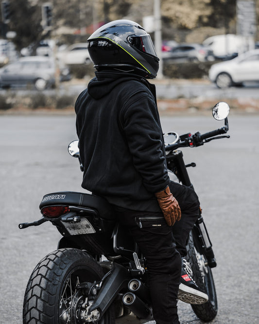 Poleron con protecciones  «REBEL HOODIE RIDER»
