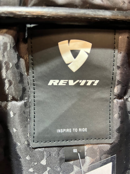 Chaqueta de Cuero Revit – Café (Talla 52)