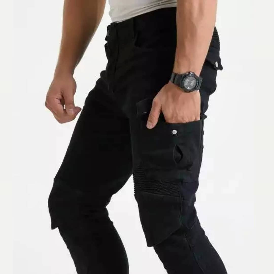 Pantalón Cargo Rider – Black
