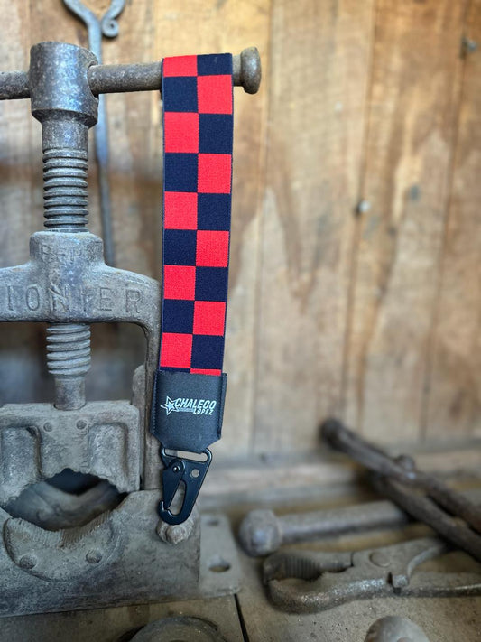 LANYARD ROJO/NEGRO