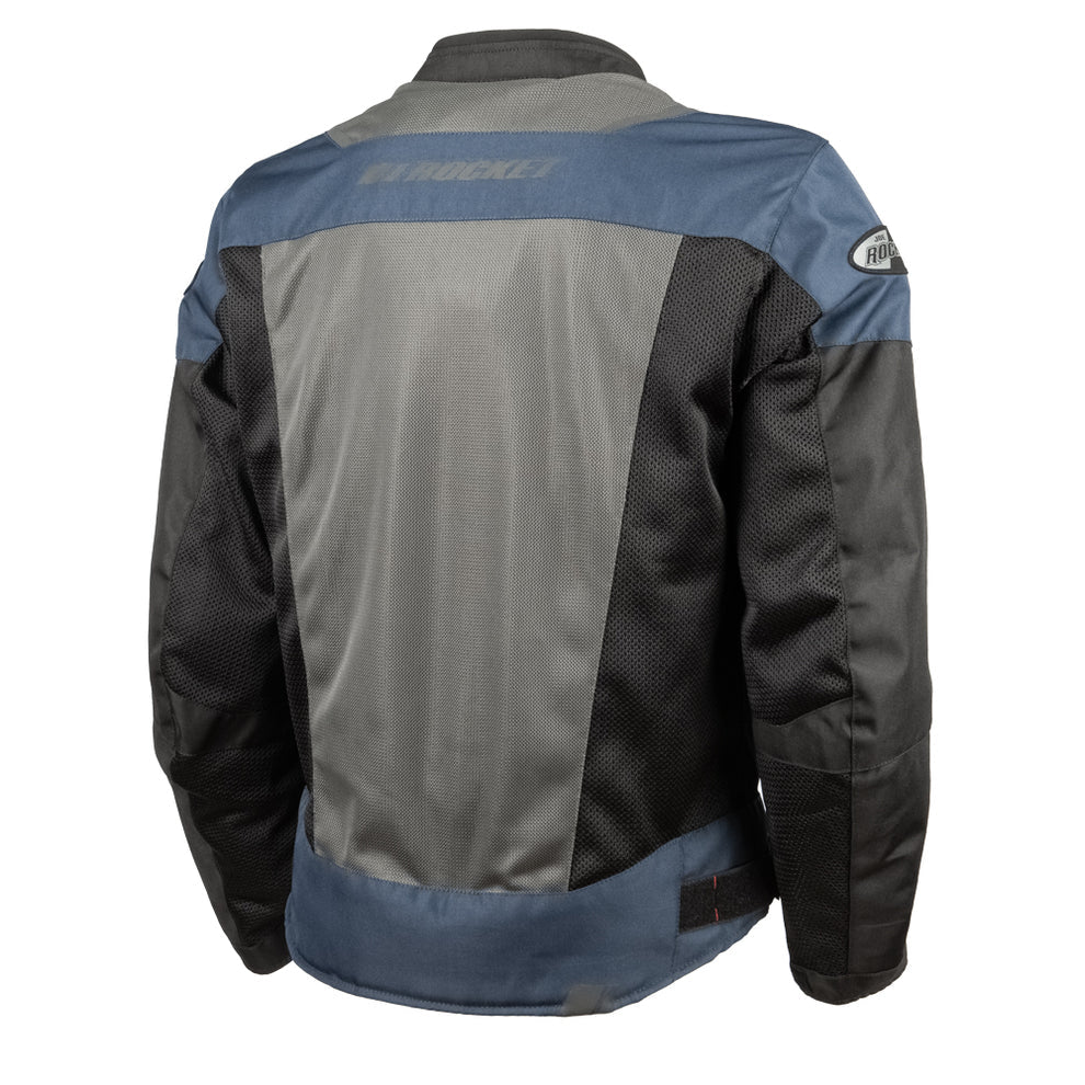 Chaqueta Ion Mesh Navy Rojo Men