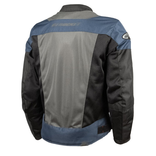 Chaqueta Ion Mesh Navy Rojo Men
