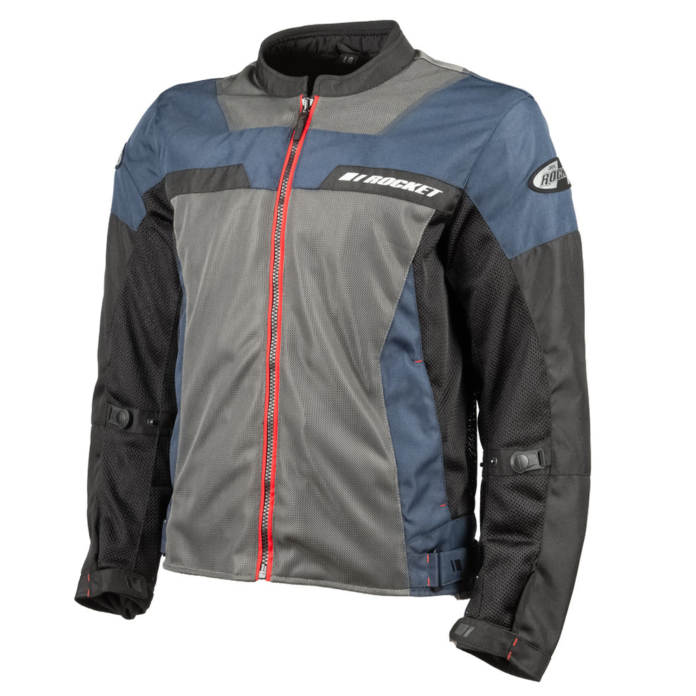 Chaqueta Ion Mesh Navy Rojo Men