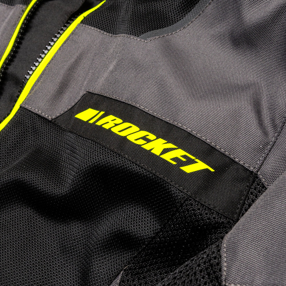 Chaqueta Ion Mesh Gris Neon Men