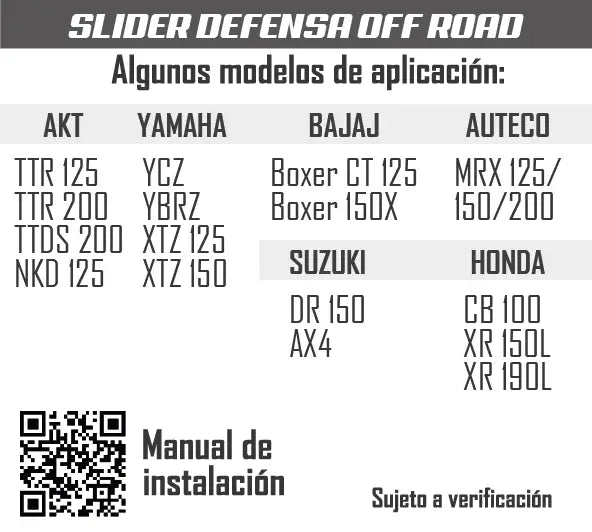 DEFENSA SLIDER ROOSTER OFF ROAD