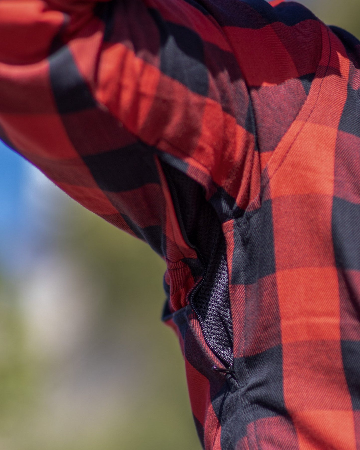 Camisa Moto «FLANNEL RIDER»™ Red
