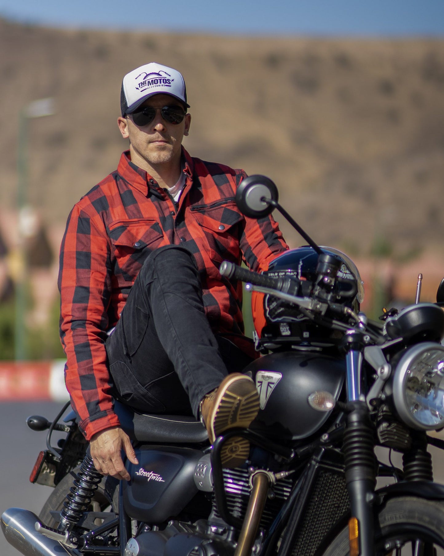 Camisa Moto «FLANNEL RIDER»™ Red