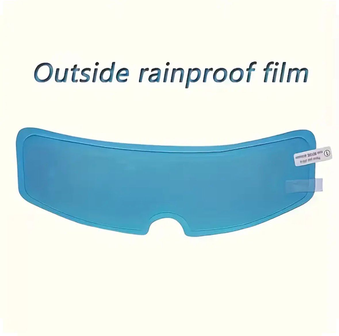 kit Laminas anti fog (anti empañamiento) y Rainproof (anti lluvia) para casco moto universal