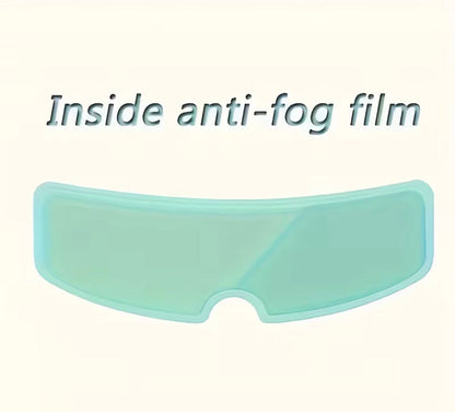 kit Laminas anti fog (anti empañamiento) y Rainproof (anti lluvia) para casco moto universal