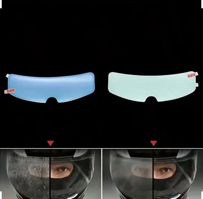 kit Laminas anti fog (anti empañamiento) y Rainproof (anti lluvia) para casco moto universal