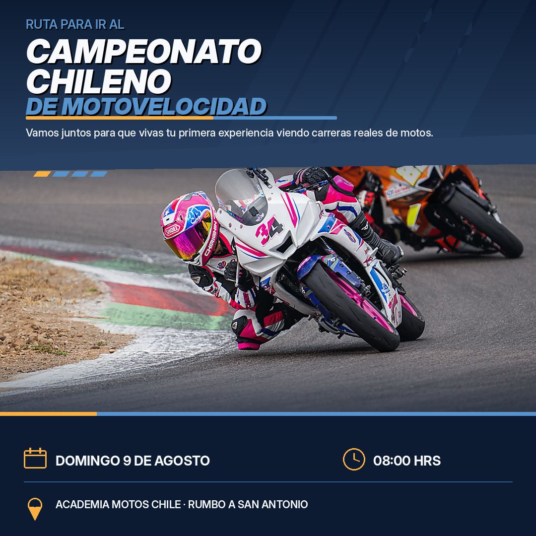 Ruta al Campeonato Chileno de Motovelocidad – San Antonio