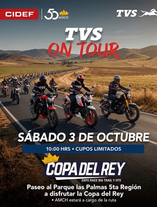 Ruta caravana oficial copa del Rey desde TVS