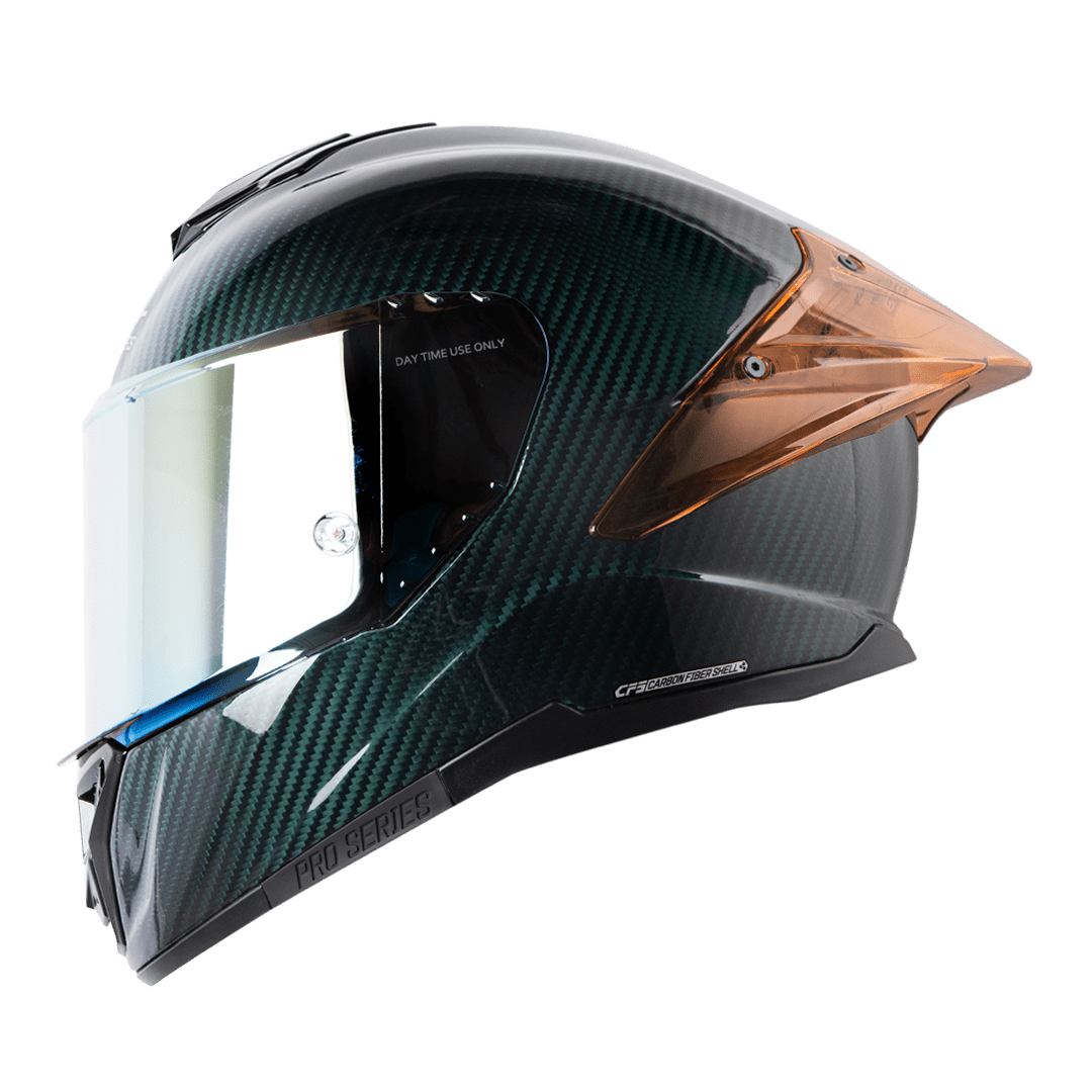 Casco moto Shaft pro 620c Camaleon fibra carbono