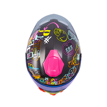 Casco moto Shaft pro 620c evo carbon 888 AGUDELO edición limitada (V/SV)