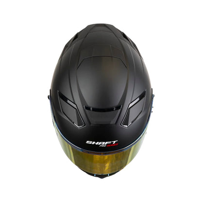 Casco moto shaft pro 606sp solid ng rj integral con sun visor (V/SV)