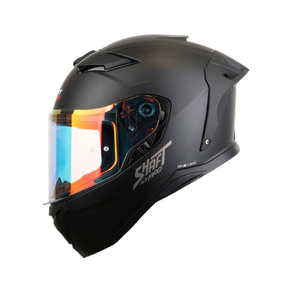 Casco moto shaft pro 606sp solid ng rj integral con sun visor (V/SV)
