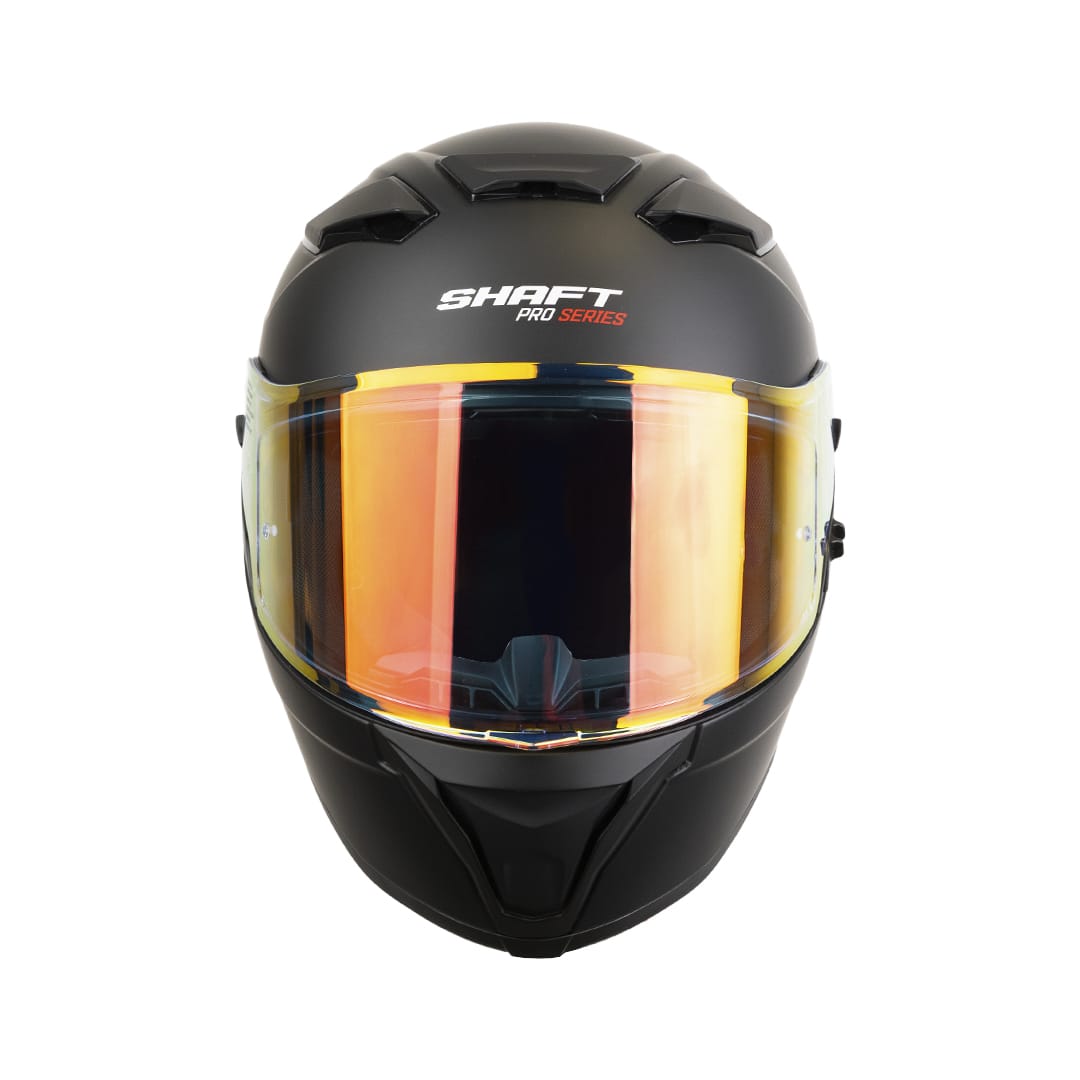 Casco moto shaft pro 606sp solid ng rj integral con sun visor (V/SV)
