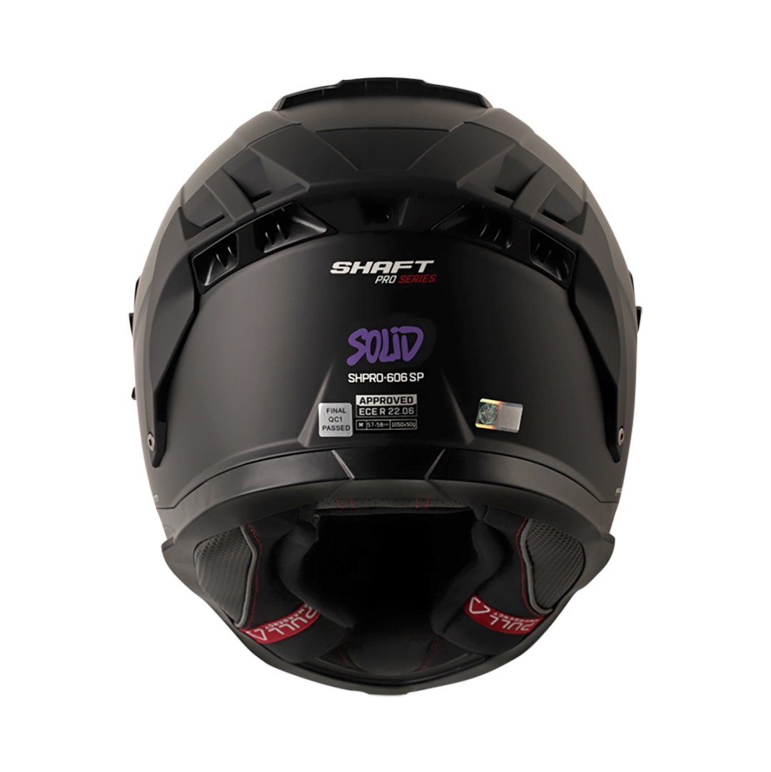 Casco moto shaft pro 606sp solid ng mr integral con sun visor (V/SV)