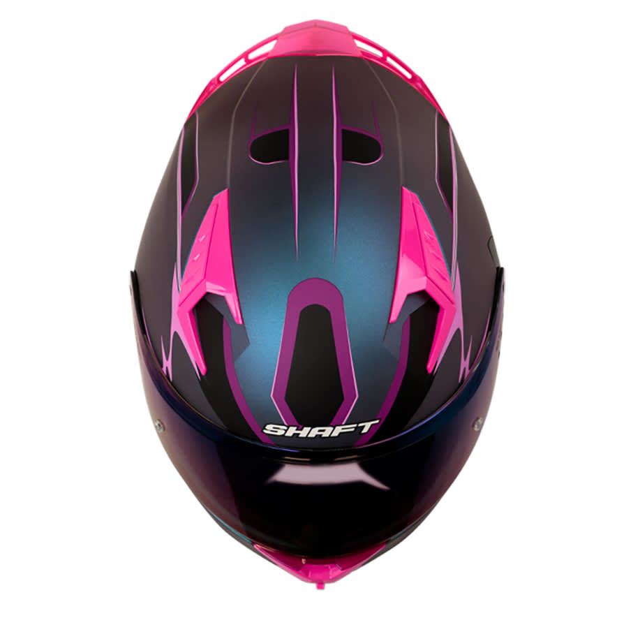 CASCO MOTO SHAFT 526SP EVO SPECTER CAMALEON ROSA INTEGRAL