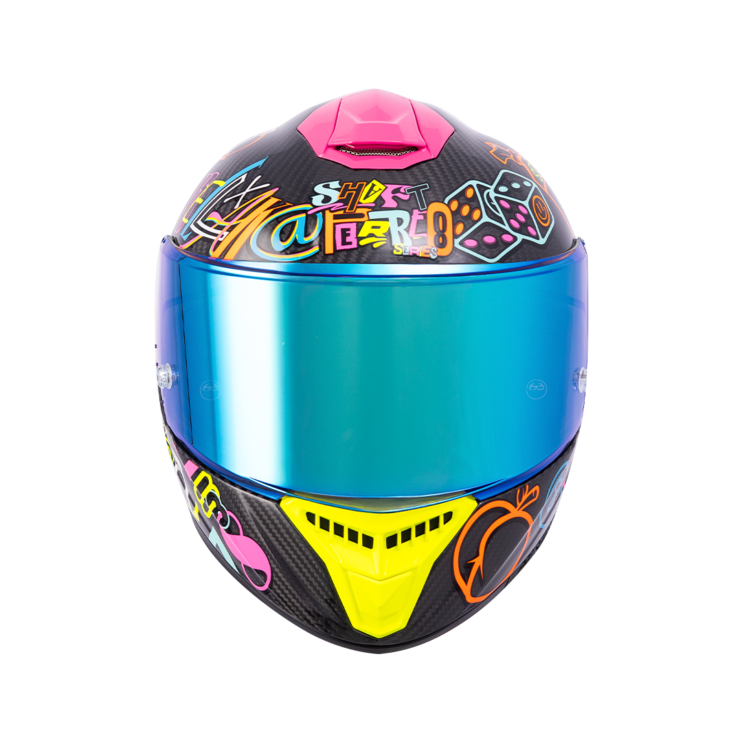 Casco moto Shaft pro 620c evo carbon 888 AGUDELO edición limitada (V/SV)