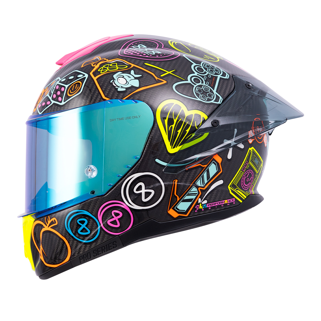 Casco moto Shaft pro 620c evo carbon 888 AGUDELO edición limitada (V/SV)