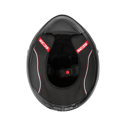 Casco moto Shaft pro 620c evo fibra de carbono NEGRO MATE integral solid 3k