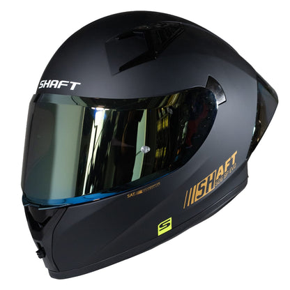 CASCO MOTO SHAFT 526SP NEGRO DORADO