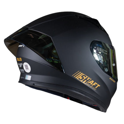 CASCO MOTO SHAFT 526SP NEGRO DORADO