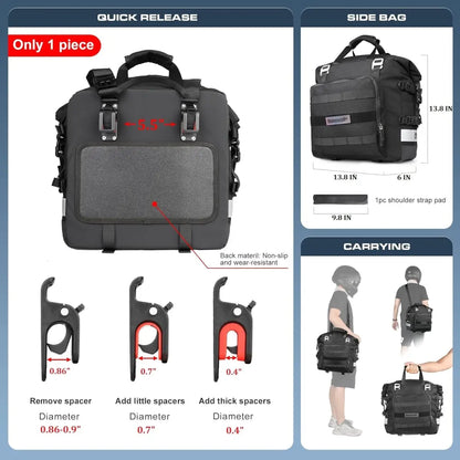 Bolso Lateral 20 litros impermeable