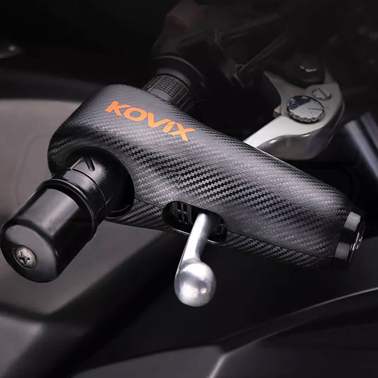 Candado manillar para moto kovix KGH-BK con alarma