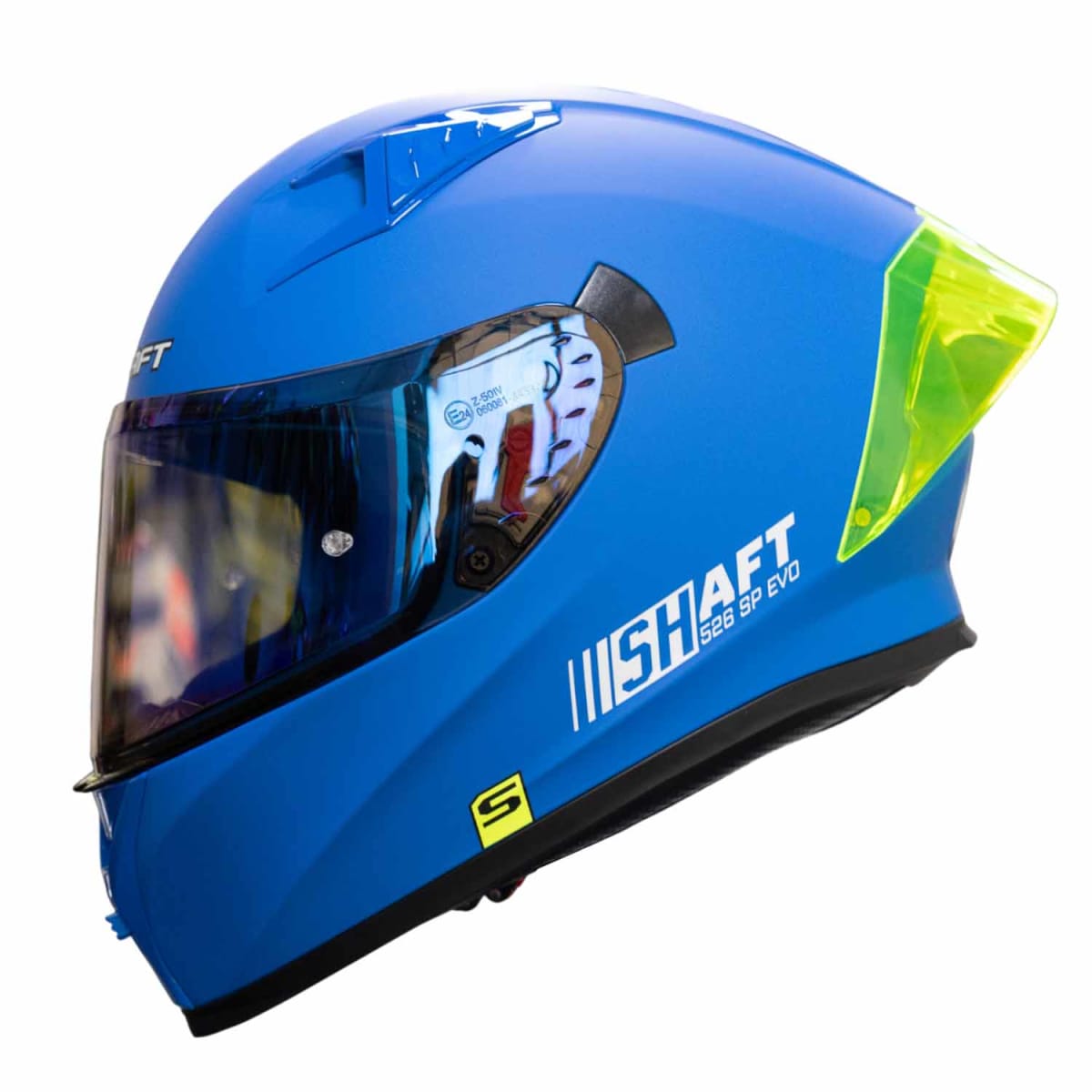 CASCO MOTO SHAFT 526SP SOLID AZUL MATE INTEGRAL