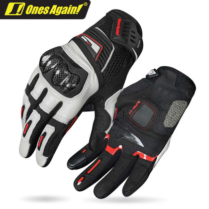 Guantes para moto Ones Again mg08 con protecciones carbono