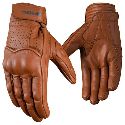 Guantes Para Moto Armad Gear Cafe Cuero