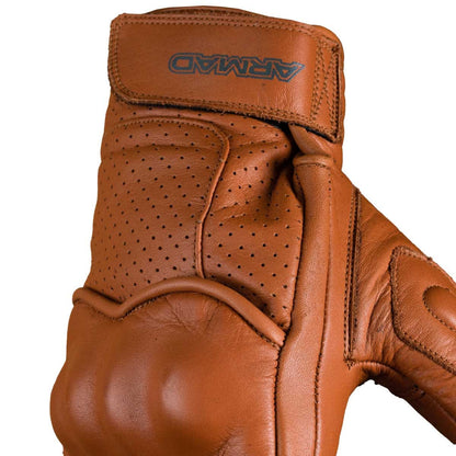 Guantes Para Moto Armad Gear Cafe Cuero