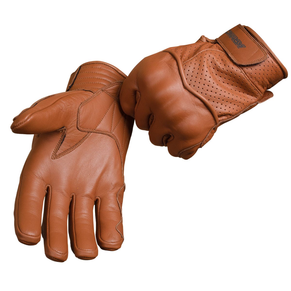 Guantes Para Moto Armad Gear Cafe Cuero